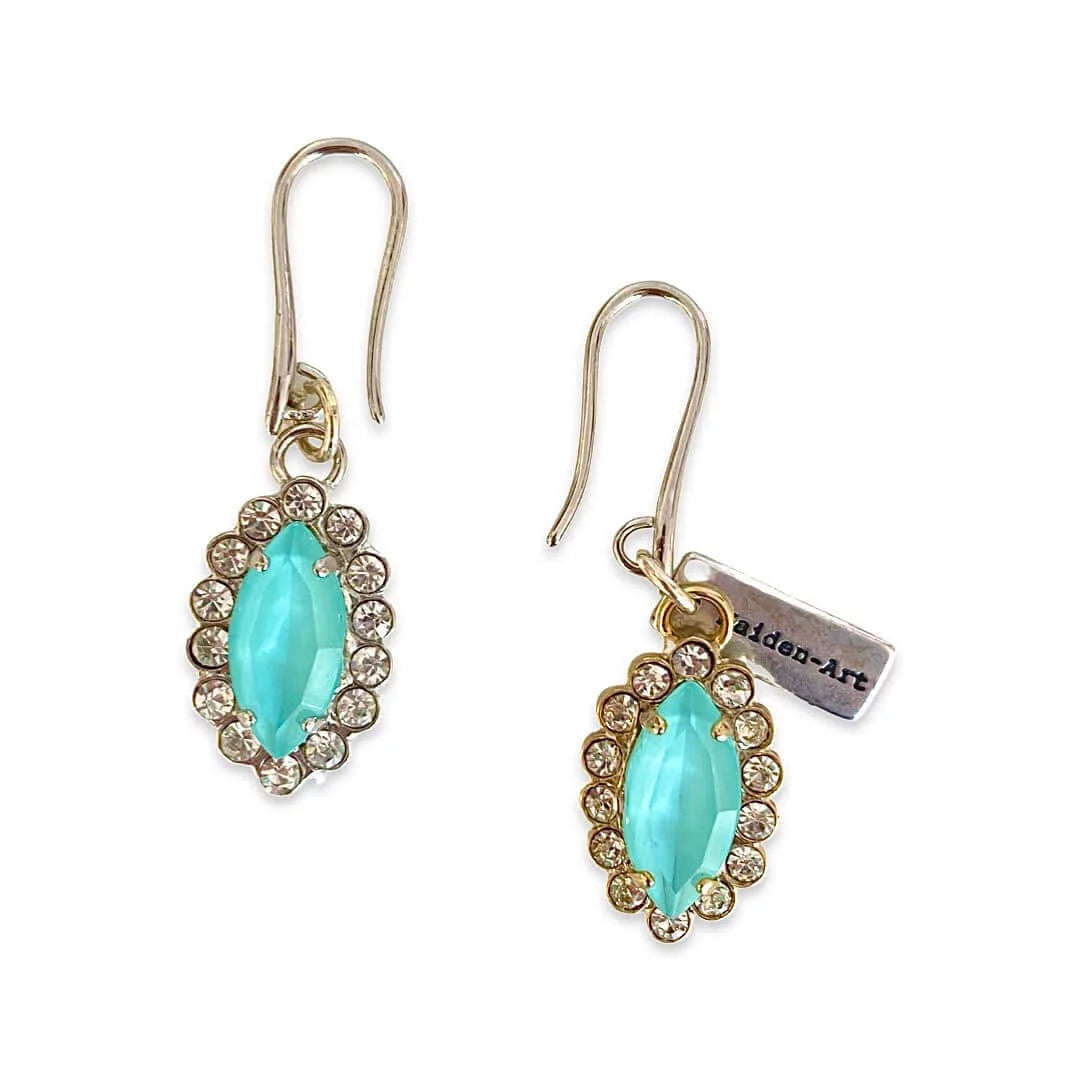 True Decadence jewelled statement earrings in turquoise | ASOS
